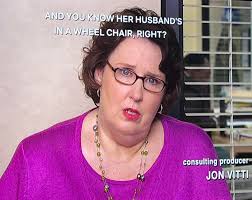 Phyllis , you're weird for this. : r/DunderMifflin