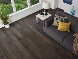 Pewter Is An Earthy Gray Floor With Warm Brown Undertones This Neutral Hickory Floor Creates A Space That Flooring Engineered Flooring Engineered Wood Floors