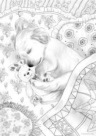 These puppy coloring pages printable are extremely cute and adorable. Sleepy Animals Coloring Pages Cute 113 Coloring Me Percent