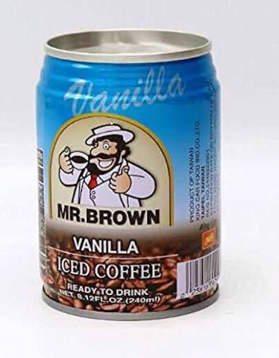 mr brown vanilla iced coffee