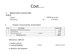 Maybe you would like to learn more about one of these? Bricks Making And Cost Analysis