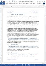 Business Process Design Templates Ms Word Excel Visio