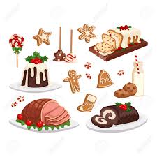 Traditional foods and beverages may be produced as homemade, by restaurants and small manufacturers, and by large food processi. Set Of Traditional Christmas Food And Desserts Holiday Decoration Royalty Free Cliparts Vectors And Stock Illustration Image 66463545