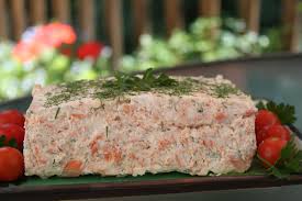 Cut into squares with a knife dipped in hot water. Lindaraxa Salmon Mousse