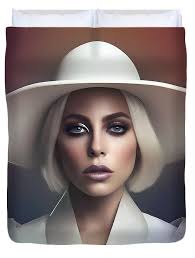 Lady Gaga Bad Romance Throw Pillow by Mark Ashkenazi