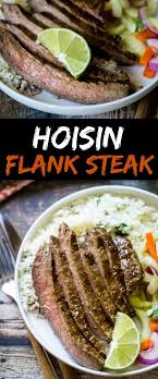 Hoisin Glazed Flank Steak The Wanderlust Kitchen Beef Recipes Dinner Appetizers Beef Dinner