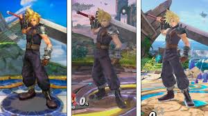 Super Smash Bros Ultimate Cloud Evolution 2014 2018 Youtube
