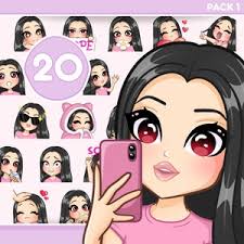 Twitch Emotes Two Color Hair