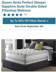 Serta Double Sided Pillow Top Mattress Pillow Top Mattress Serta Perfect Sleeper Double Sided Pillows