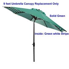 Bayside21 Replacement Umbrella Canopy For 8 Ribs 9 Ft Outdoor Patio Umbrella Unique Print Design Replacement Umbrella Canopy 9ft Market Umbrella Replacement Can Offset Patio Umbrella Cheap Canopy Umbrella