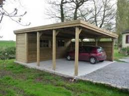 Carport Avec Abri Direct Chalets Shedplans Vchod