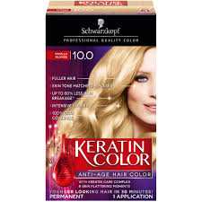 Schwarzkopf Keratin Color Anti Age Hair Color Cream 10 0