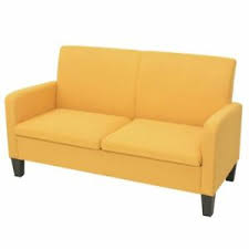 Economico e comodo, si puòrobertarapporto qualità prezzo ottimo, per un divanetto poco imponente ma in cui ci si può sedere anche in tre persone. Vidaxl Divano 2 Posti 135x65x76cm Giallo Sofa Divanetto Letto Poltroncina Sala Ebay