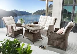Loungeset Sally Vintage Braun Natur 4er Set Inkl Polster Gartenmobel Balkonmobel Garten Gartenmobel Sets Gartenmobel Lounge Mobel