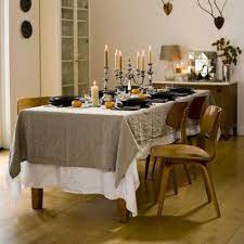 Our collection of table linens will add a dash of glamour to any dining room or kitchen. Table Design Tablecloths 1000x1000 Rough Linen Real Natural Linen Tablecloth Dining Room Tablecloth Table Cloth Contemporary Tablecloths