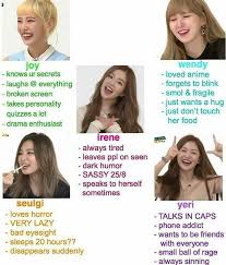 When Ever I Read This I Just Realise How Much I Can Relate With Seulgi Red Velvet Velvet Wendy Red Velvet
