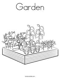 Garden Coloring Page Vegetable Coloring Pages Garden Coloring Pages Farm Coloring Pages
