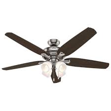 Hunter Channing 60 In Indoor Brushed Nickel Ceiling Fan 54130 The Home Depot With Images Ceiling Fan Ceiling Fan With Light Brushed Nickel Ceiling Fan