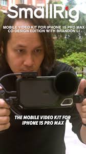 SmallRig Video cage 引き裂き for iPhone15Pro