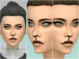 April eyebrow pack · 19. The Sims Resource Deer Makeup