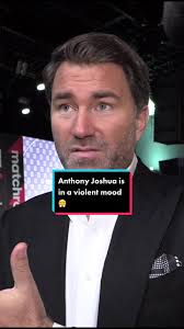 Eddie Hearn talks Fury singing and AJ being in a violent mood. 👀  #eddiehearn #tysonfury #anthonyjoshua #boxing