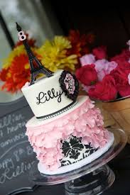 Birthday Cake Ideas For 33 Year Old Woman Paris Birthday Party Ideas Photo 9 Of 33 Paris Birthday Parties Parisian Birthday Party Paris Themed Cakes