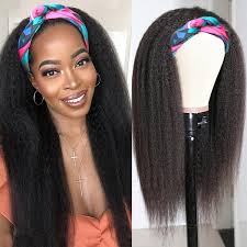 5high quality hair, no smell no for curly, please only use hand to prevent tangle. Beautyforever Kinky Straight Human Hair Half Wigs With Headband For Women Glueless Wigs Natural Color Gift Headband