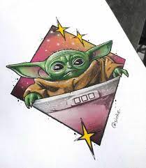 Pin By Sarah Miller On Drawings Yoda Drawing Yoda Art Mini Canvas Art