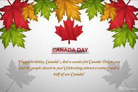 Add photos and custom message. Happy Canada Day Greetings Card Maker Online Free