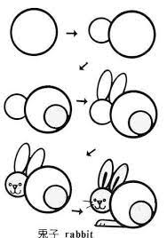 儿童简笔画幼儿简笔画小白兔画法 malen und zeichnen kinder zeichnen einfache skizzen zum zeichnen