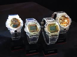 All our watches come with outstanding water resistant technology and are built to withstand extreme condition. G Shock Glacier Gold Skeleton Gold 35th Anniversary Collection G Shock G Shock Watches Watches For Men