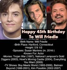 August 11: Happy 45th Birthday to Will Friedle #willfriedle #actor  #boysmeetworld #bornonthisday #happybirthday #AugustBirthdays #August  #Biography