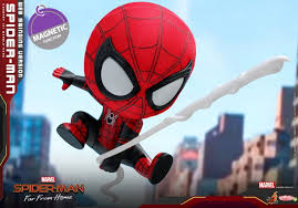 A page for describing funny: Hot Toys Spider Man Far From Home Cosbaby Bobble Heads Figures Com