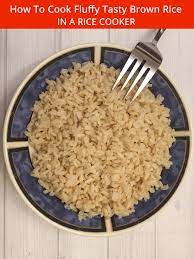 For most rice cookers, the instructions we have here are very general and standard. How To Cook Fluffy Tasty Brown Rice In A Rice Cooker Melanie Cooks