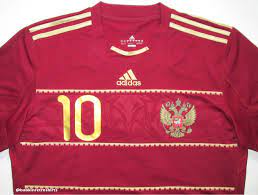 Russia 2009 2010 2011 Home Football Shirt Andrey Arshavin 10 By Adidas Jersey Soccer Worldcup Mundial Nationalteam Russia Worldcup Football Soccer Arshavi