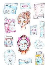 Please Peel Off The Mask With This Sticker перевод Korean Skincare Routine Sheetmask Stickers Spa Day Self Care Beauty Sticker Illustrations Gi Tvorcheskie Vizitnye Kartochki Naklejki Illyustraciya Krasoty