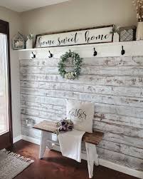 Farmhouse Style Entryway For The Wall To The Left Behind The Front Door Farmhouse Decor Living Room Farm House Living Room Farmhouse Wall Decor