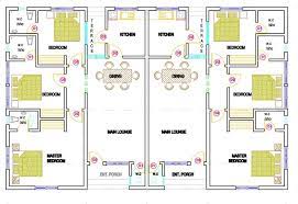 Semi Detached House Interior Design Plans Zambia Modern Plan Malaysia Two Bedroom The Worlds Small Cottage Plans Interior Design Plan Three Bedroom House Plan
