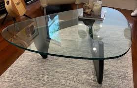 Smiling componibili 2 tier storage unit replica. Sold Price A Replica Noguchi Coffee Table Black Timber Legs Glass Top August 3 0120 6 00 Pm Aest