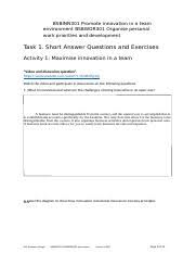 Langsung saja berikut kunci jawaban brain test 2 petualangan si mpus yang bisa kamu temukan dibawah ini secara lengkap dan terbaru Bsbinn301 Assessment Pdf Task 1 Short Answer Questions And Exercises Activity 1 Maximise Innovation In A Team Video And Discussion Question Course Hero