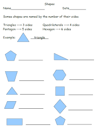 Learning Shapes 2nd Grade Worksheet 2nd Grade Worksheets Shapes Worksheets Worksheets