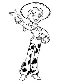 Two cute cowgirl coloring page to color, print and download for free along with bunch of favorite cowgirl coloring page for kids. Toy Story Toys Jessie The Cowgirl Coloring Pages Best Place To Color