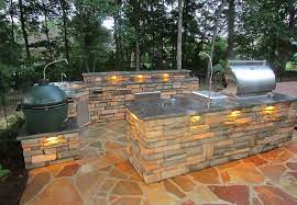 You can choose the gas stove for cooking or grilling when wishing to. 35 Bbq Islands Ideas Outdoor Kitchen Design Outdoor Kitchen Backyard Patio