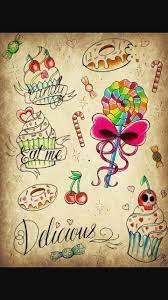 4 cute small wrist tattoos; Sweet Tattoo Ideas Candy Tattoo Cupcake Tattoos Rockabilly Tattoos
