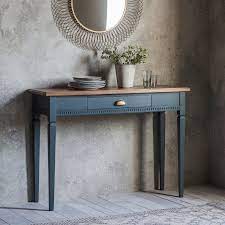 Longshore Tides Eliora 1 Drawer Console Table Reviews Wayfair Co Uk Console Table Decorating Blue Console Table Wooden Console Table