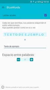 Download bluewords apk 7.0.14 for android. Bluewords Estilos De Texto 6 10 3 Descargar Apk Android Aptoide