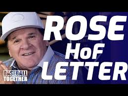 Pete Rose's Letter to Rob Manfred