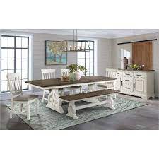 Many styles, sizes, colors & decor to choose from. Country White And Brown 5 Piece Dining Room Set Drake Rc Willey