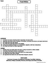 In front of each clue we have added its number and position on the crossword puzzle. Food Webs Worksheet Crossword Puzzle By Science Spot Tpt