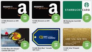 You'll find visa prepaid gift cards as well as gift cards for your favourite retailers including amazon ®1 , air canada ®2 , cabela's ®3 and more.* 21 Ways To Get Free Amazon Gift Cards Savvy New Canadians